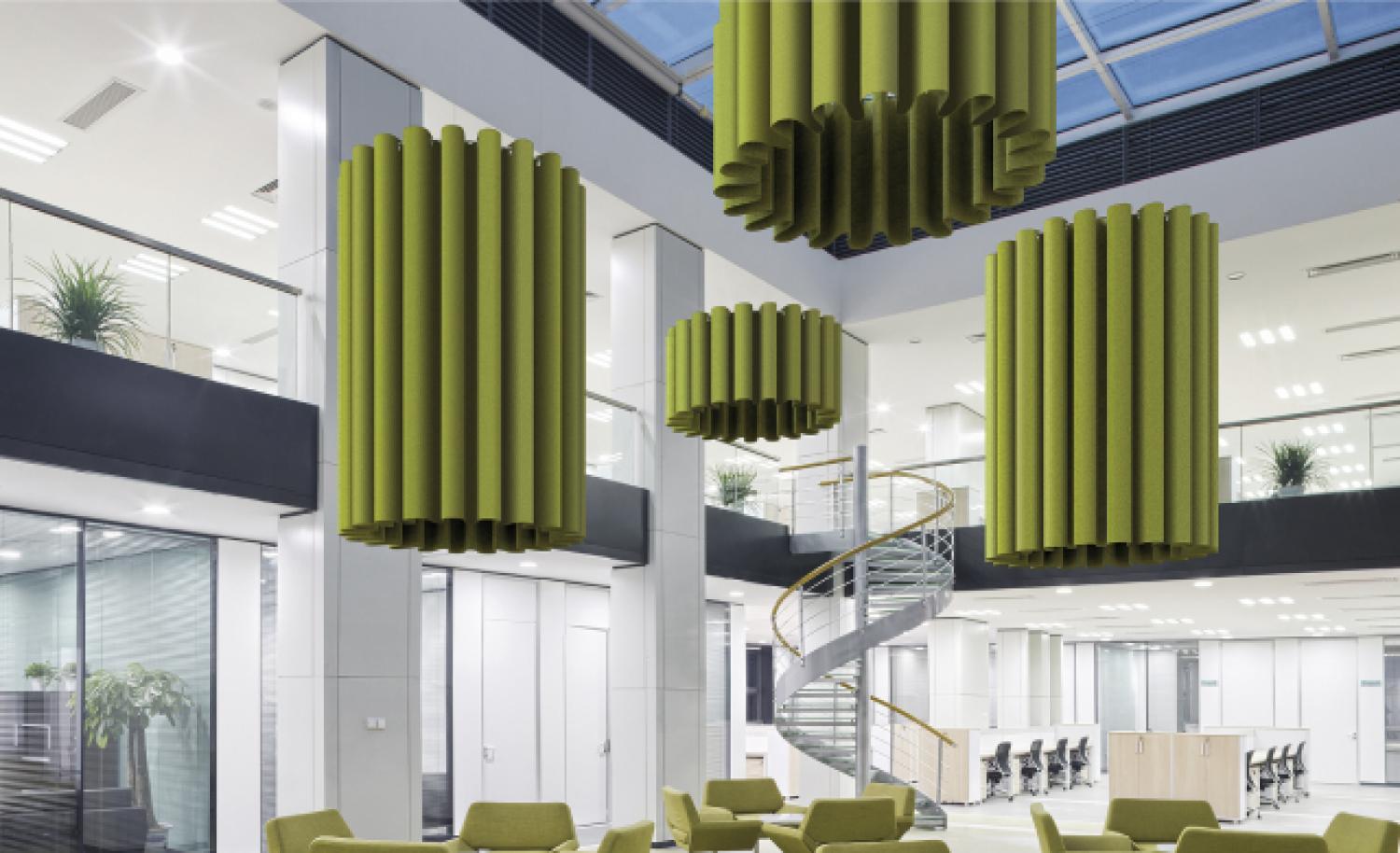 CLASP RING sound absorbing ceiling panels | SATO | Sound absorbing ...